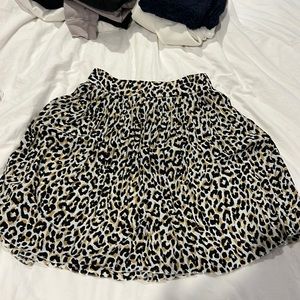 Jcrew size 00 cheetah skirt worn once